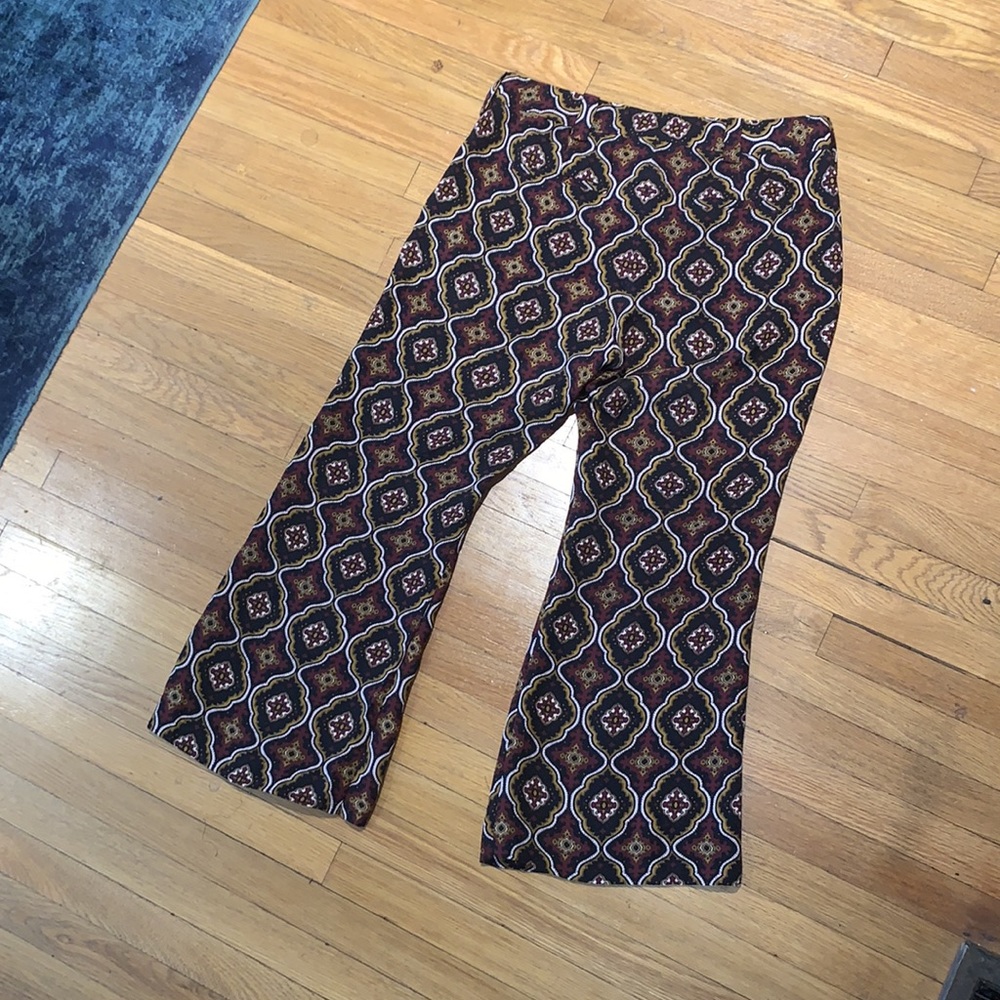 ALC Silk Felix Printed Wide Leg Pants - Picture 4 of 6